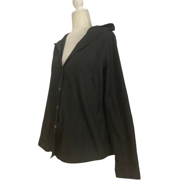 Peter O. Mahler Hooded Ultra Lightweight Rain Jacket  Black Made in Germany - Picture 4 of 11